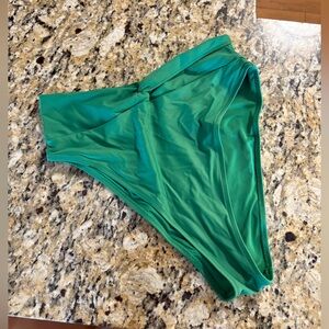 Aerie Green High Waisted Bikini Bottoms